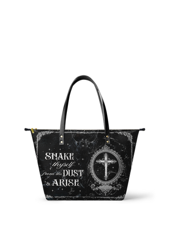 "Dustveil" Leather Tote Bag