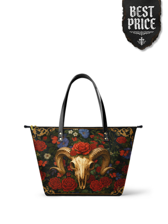 "Rosethorn" Leather Tote Bag
