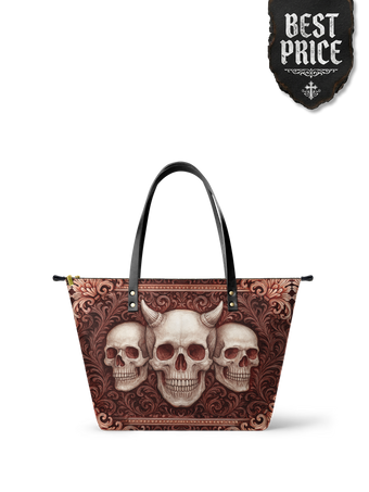 "Triskelion" Leather Tote Bag