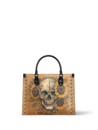 "Heliovoid" - Black Interior - Leather Handbag