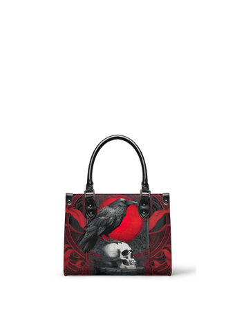 "Bloodraven" - Black Interior - Small Leather Handbag