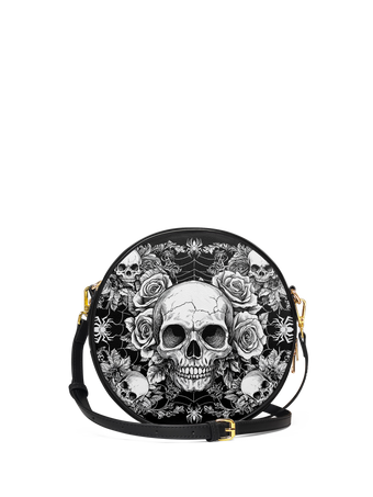 "Gravebloom" Circle Crossbody Bag