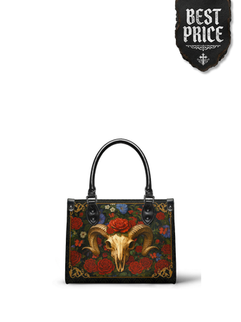 "Rosethorn" - Black Interior - Small Leather Handbag