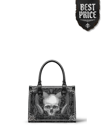 "Grimcrown" - Black Interior - Small Leather Handbag