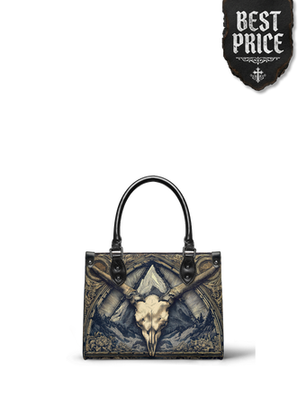 "Altarhorn" - Black Interior - Small Leather Handbag