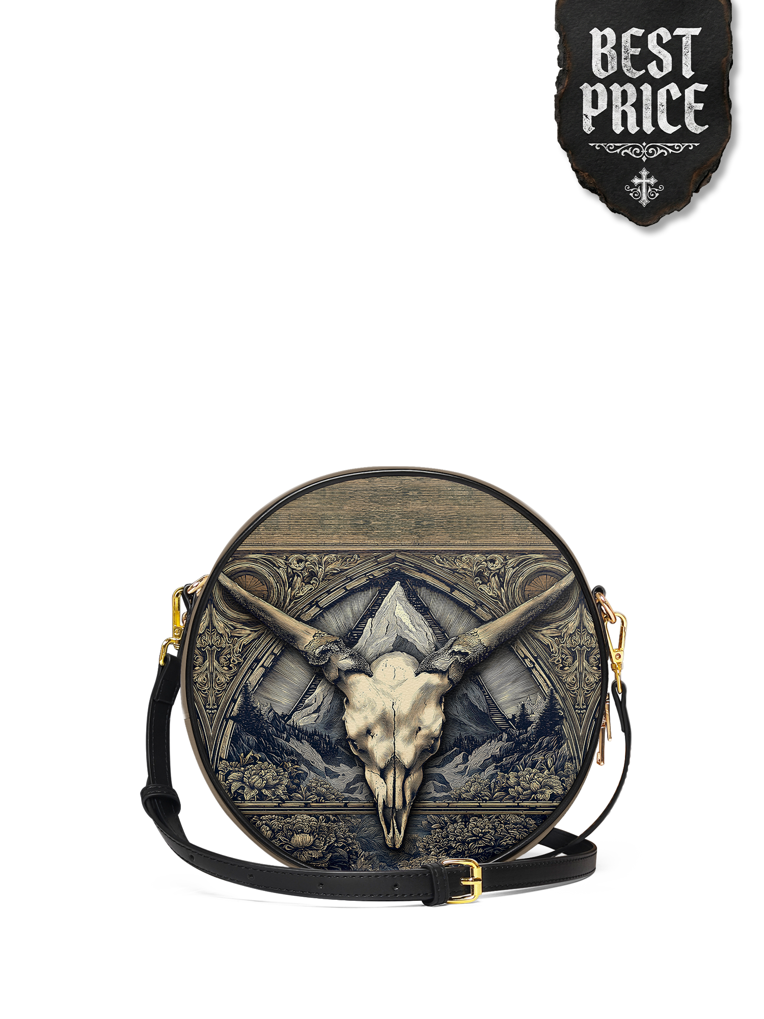 "Altarhorn" Circle Crossbody Bag