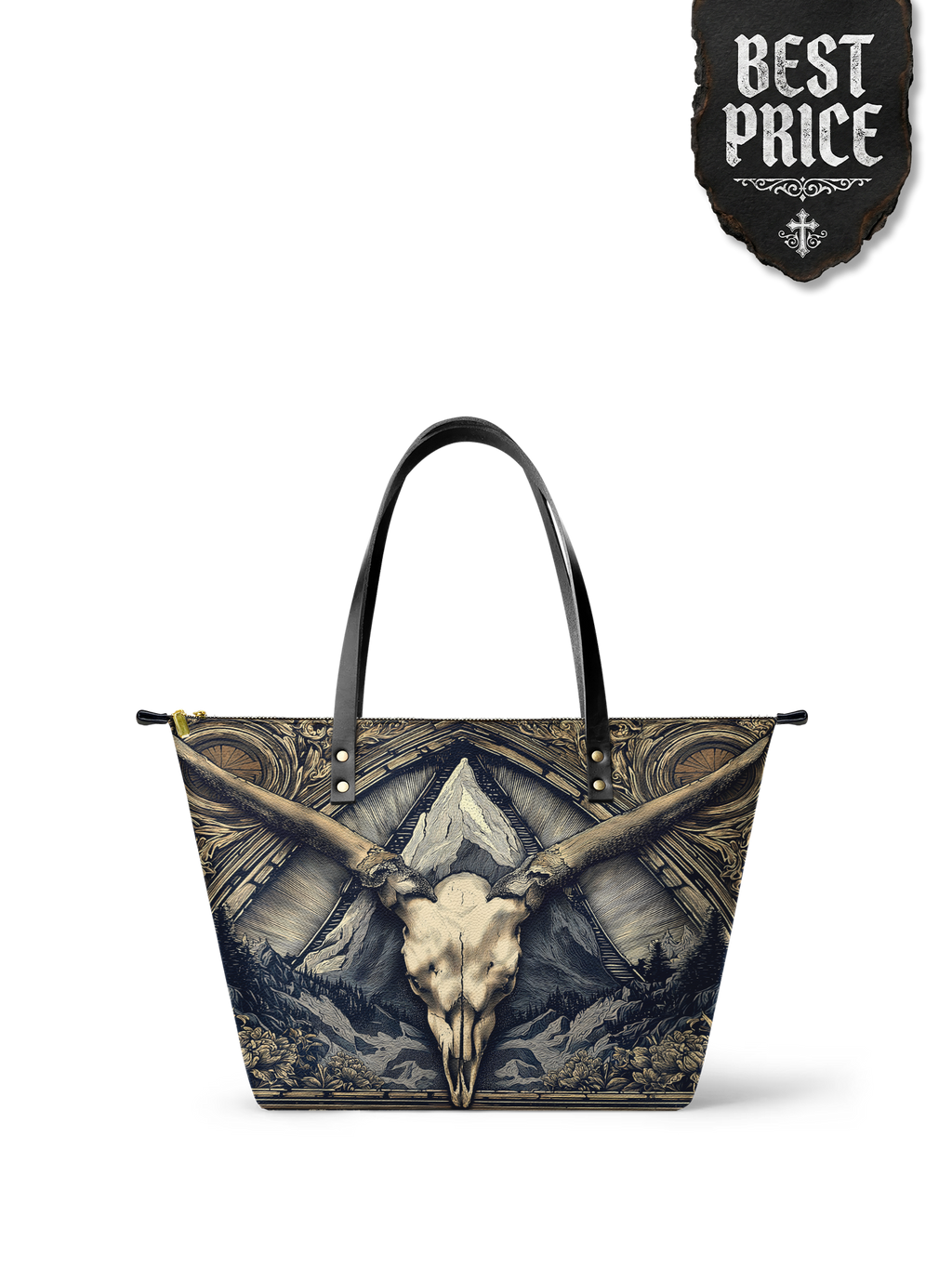 "Altarhorn" Leather Tote Bag