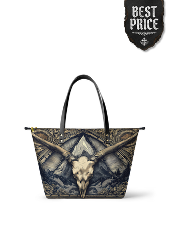 "Altarhorn" Leather Tote Bag