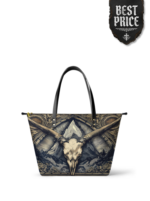 "Altarhorn" Leather Tote Bag