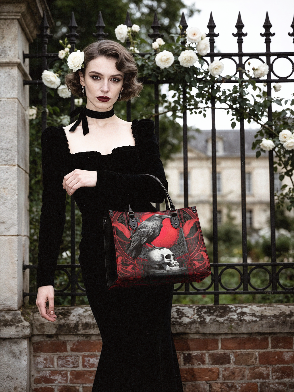 "Bloodraven" - Black Interior - Leather Handbag