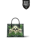Bloodrose Poison Ivy - Black Interior - Leather Handbag
