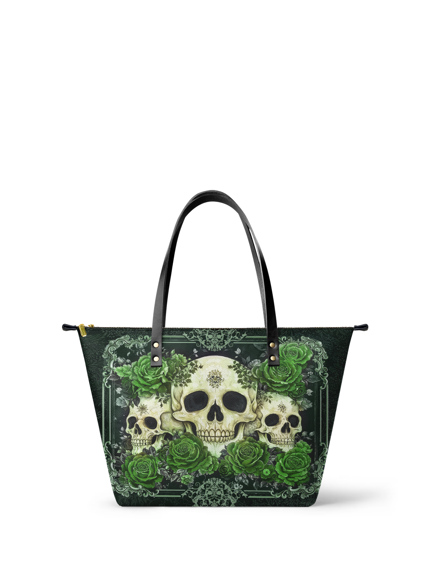 "Bloodrose" Poison Ivy Leather Tote Bag