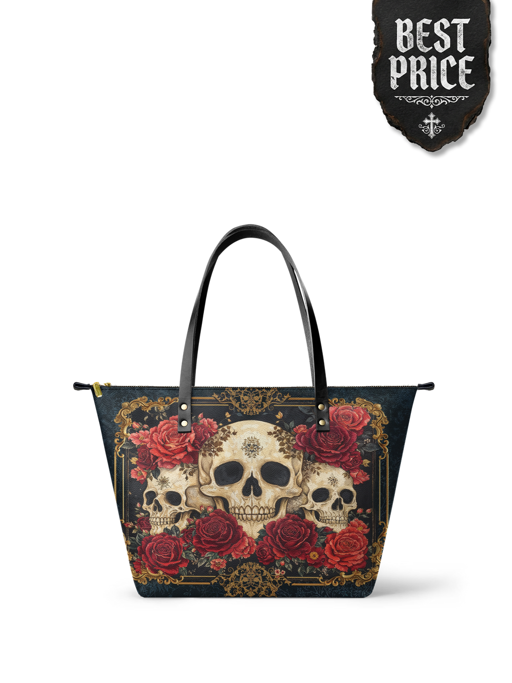"Bloodrose" Leather Tote Bag