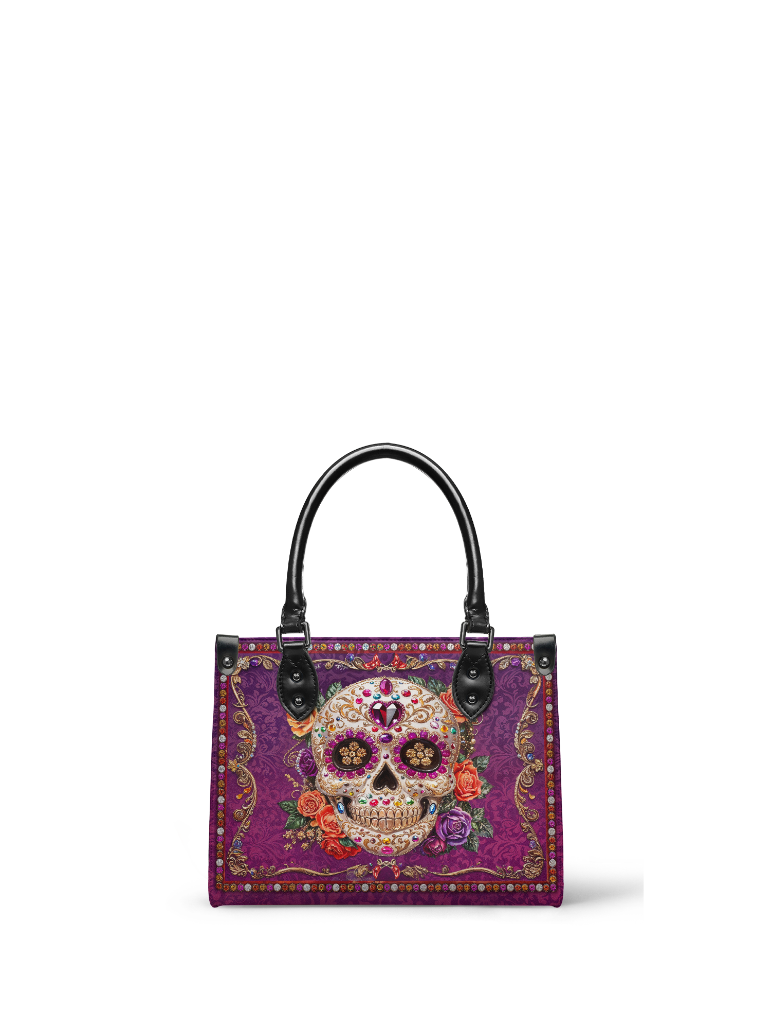 "Catrinelle" - Black Interior - Small Leather Handbag