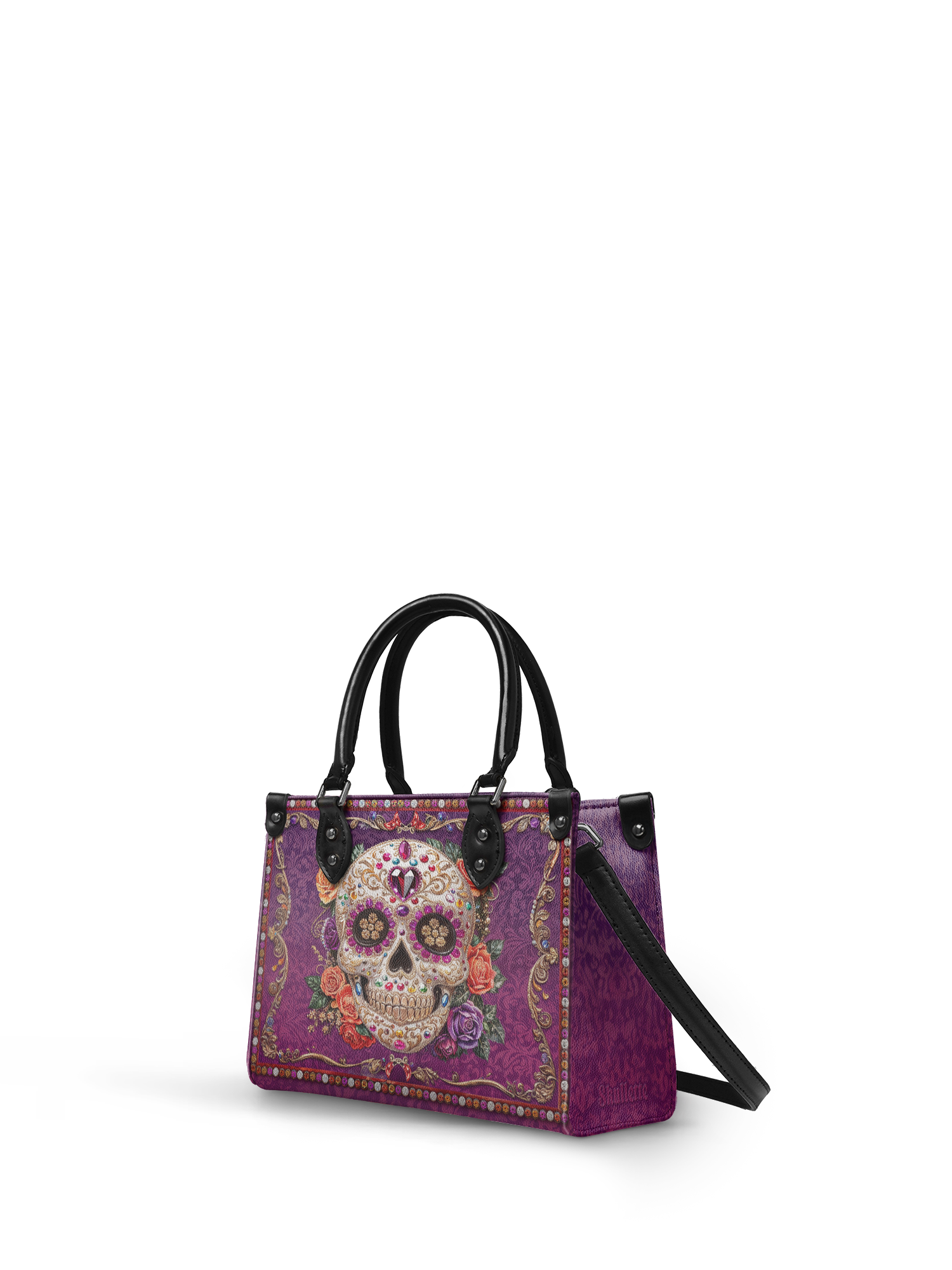 "Catrinelle" - Black Interior - Small Leather Handbag