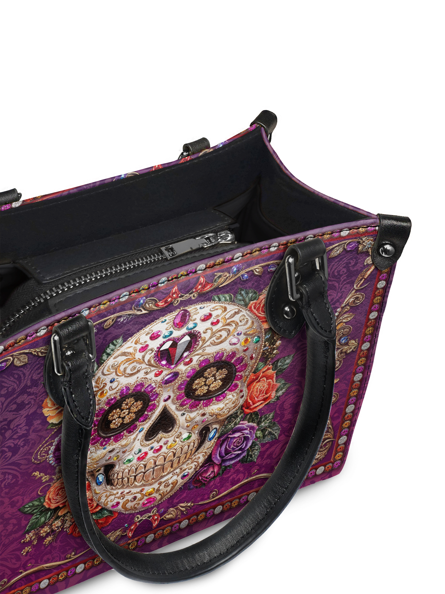 "Catrinelle" - Black Interior - Small Leather Handbag