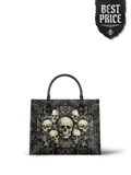 "Deathmark" - Black Interior - Leather Handbag