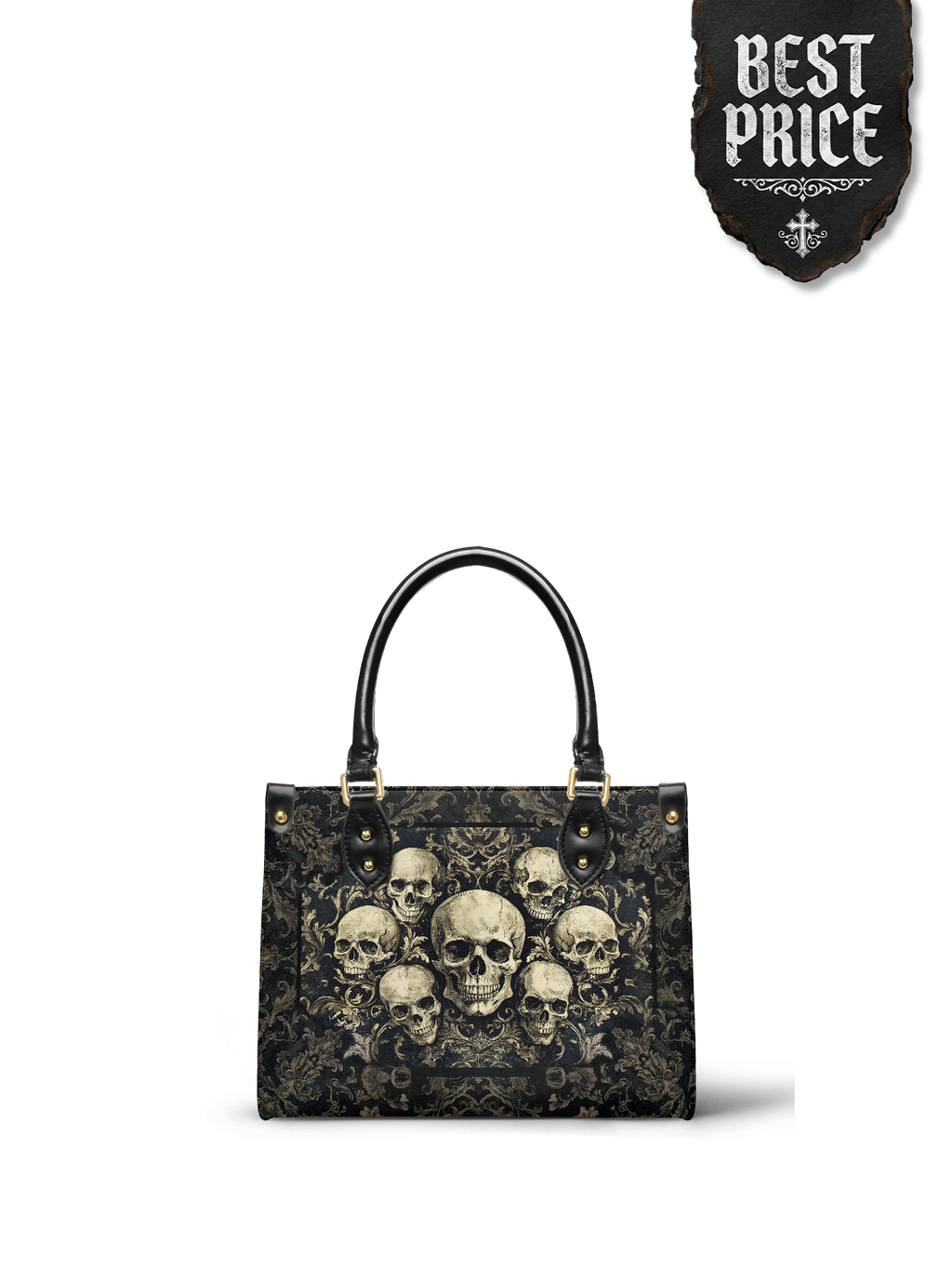 "Deathmark" Small Leather Bag