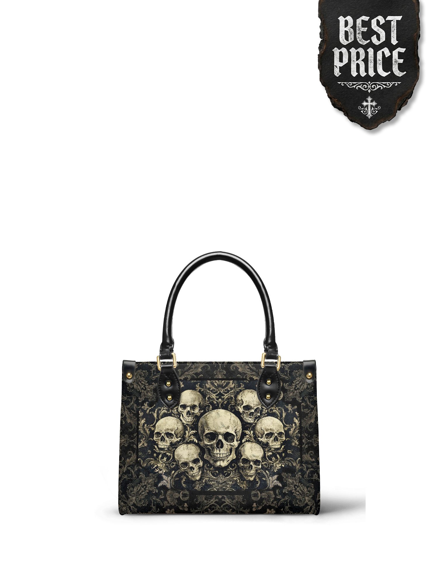 "Deathmark" Small Leather Bag