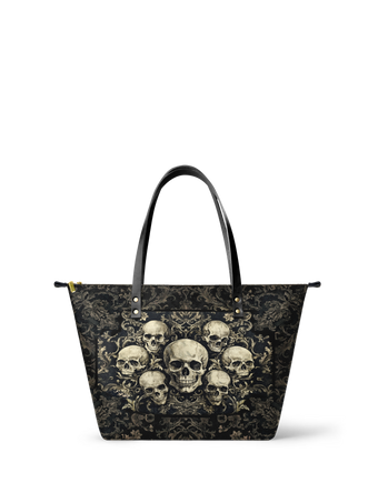 "Deathmark" Leather Tote Bag
