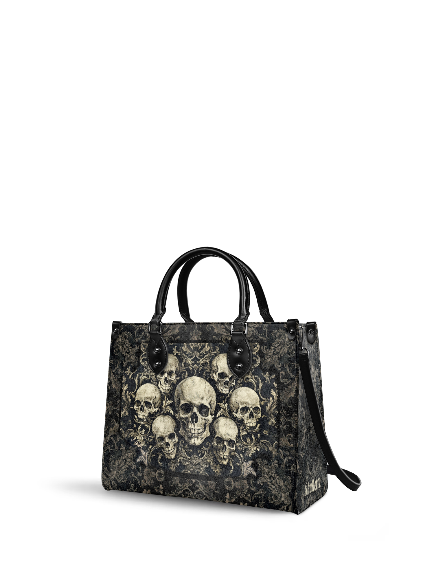 "Deathmark" - Black Interior - Leather Handbag