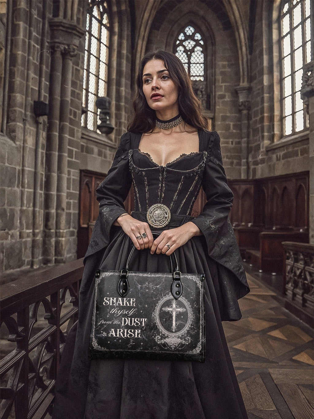 "Dustveil" - Black Interior - Leather Handbag
