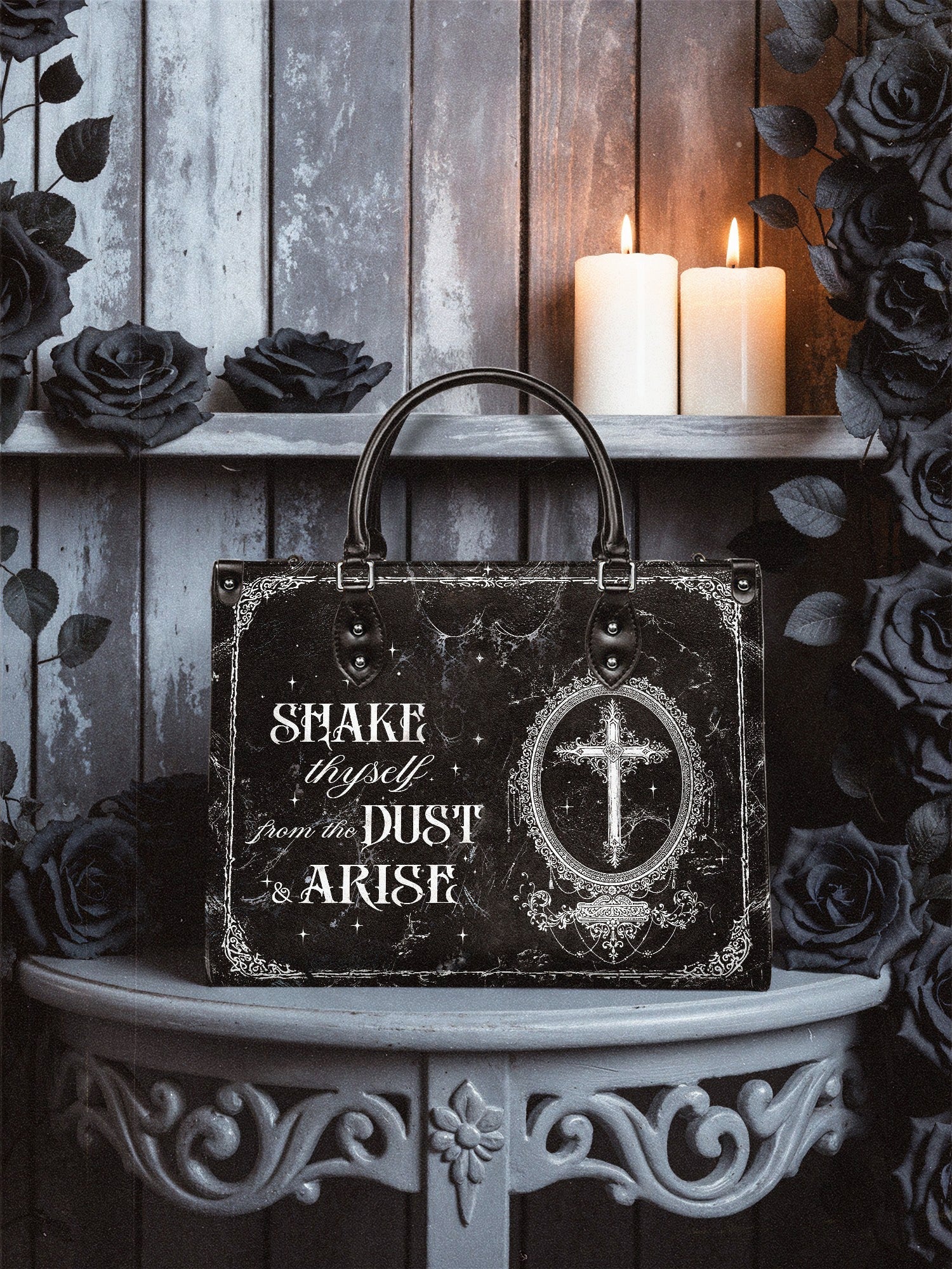 "Dustveil" - Black Interior - Leather Handbag