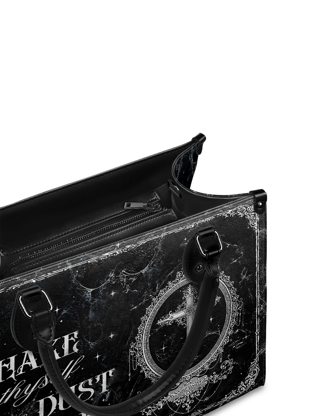 "Dustveil" - Black Interior - Leather Handbag