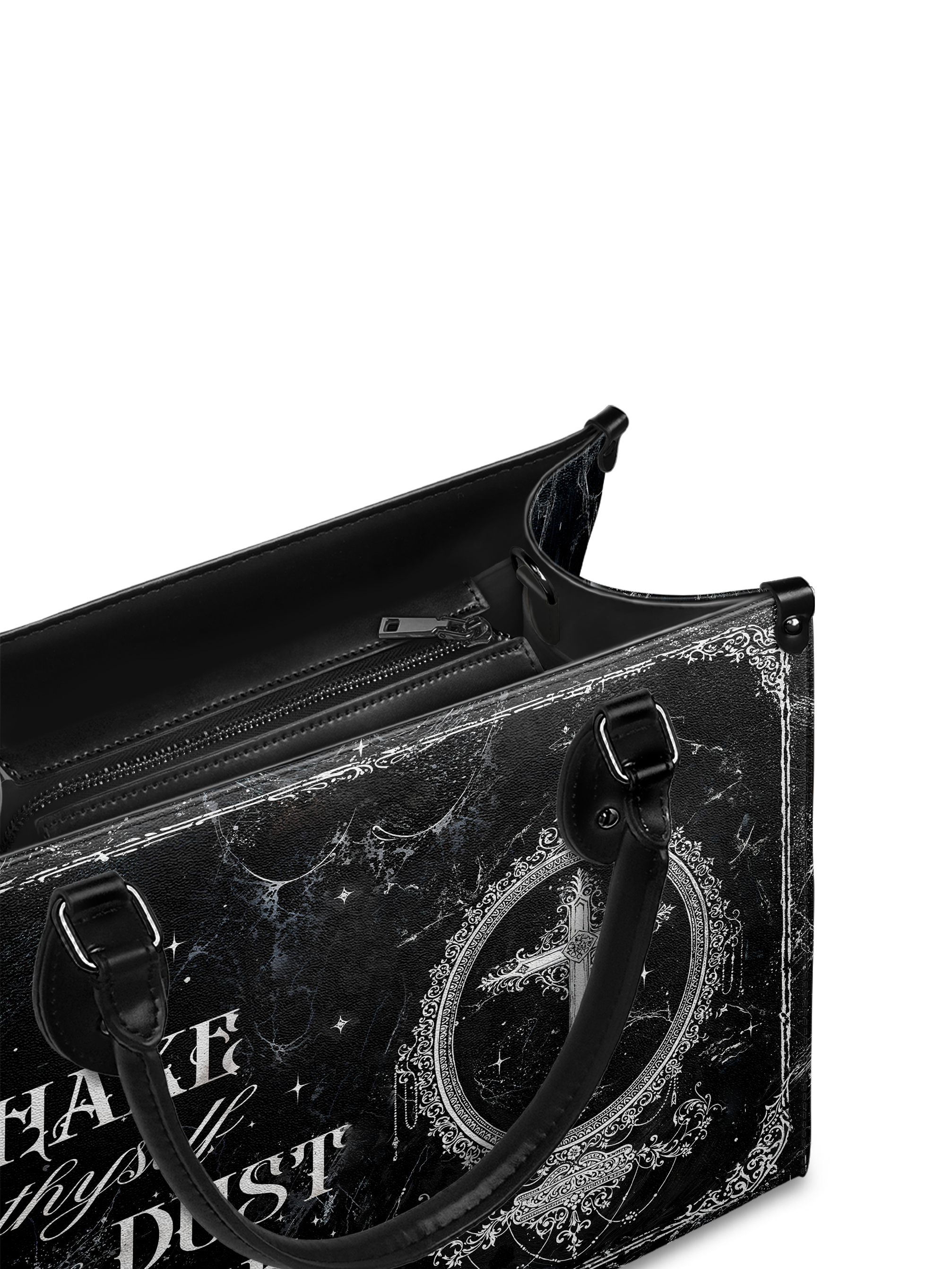 "Dustveil" - Black Interior - Leather Handbag
