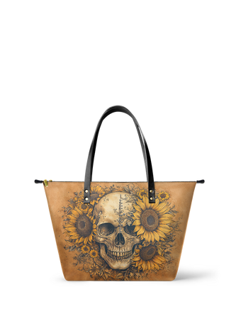 "Heliovoid" Leather Tote Bag
