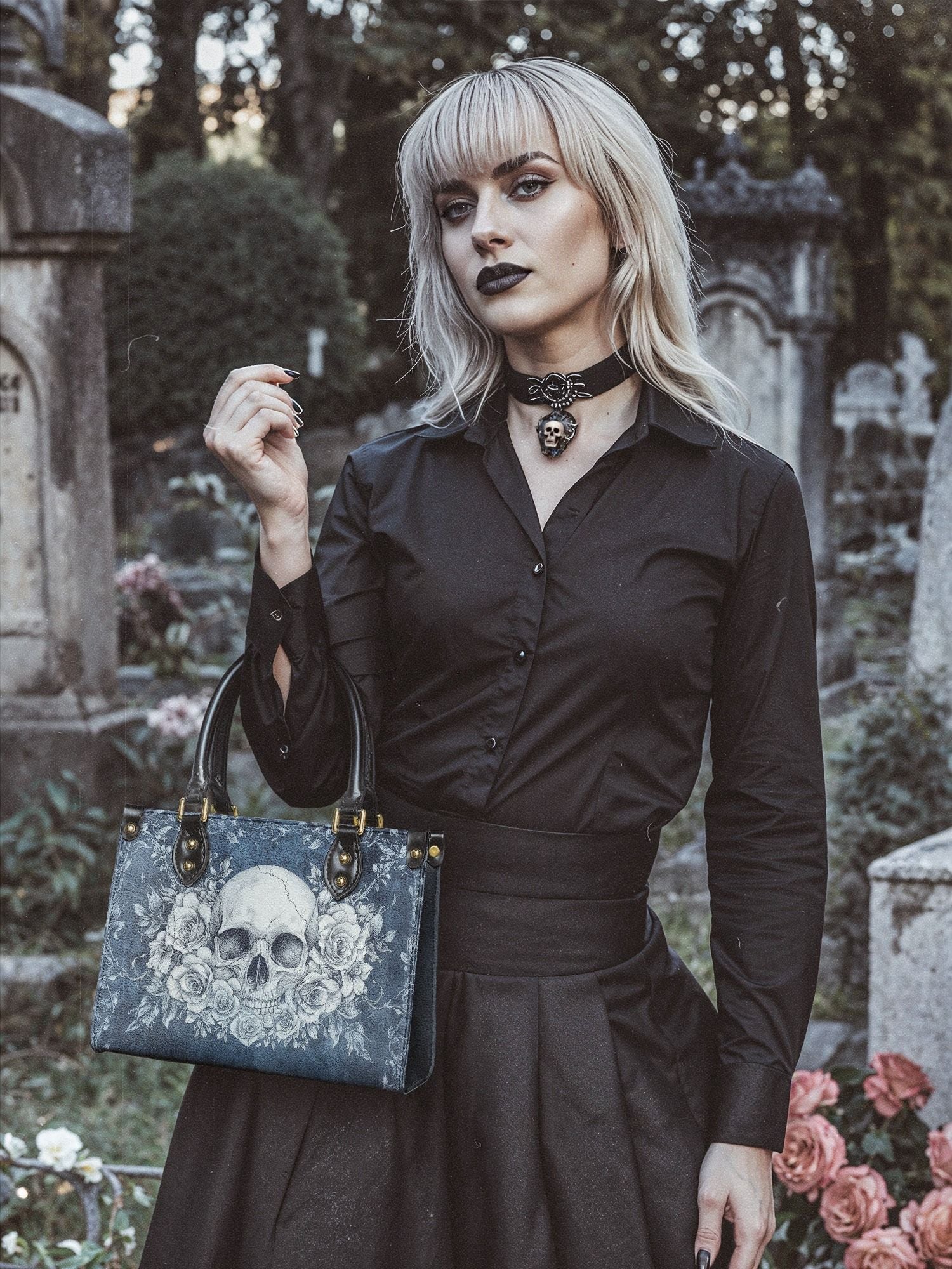 "Frostmourne" Small Leather Bag