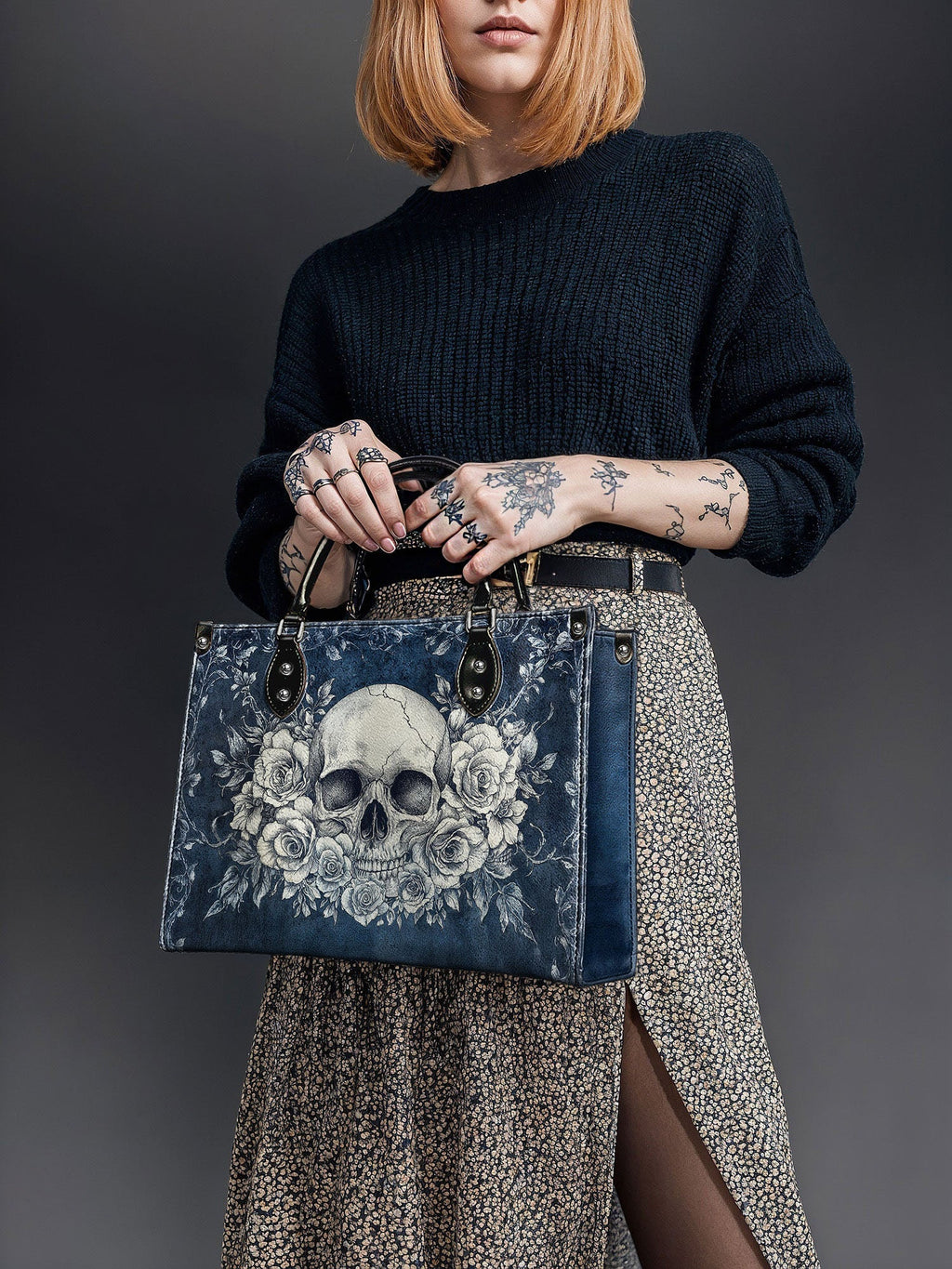 "Frostmourne" - Black Interior - Leather Handbag