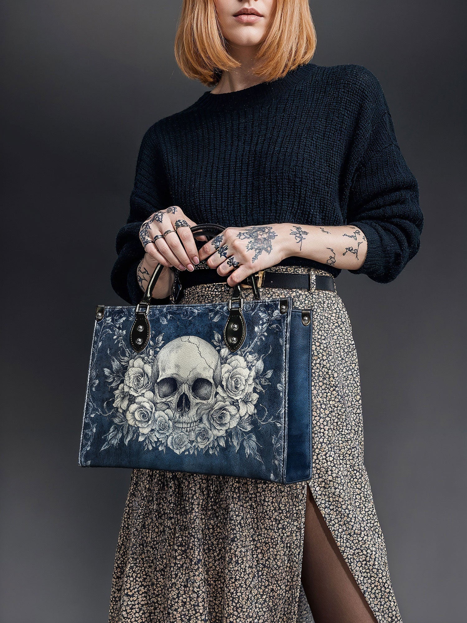 "Frostmourne" - Black Interior - Leather Handbag