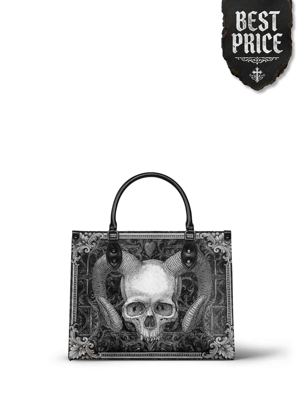 "Grimcrown" - Black Interior - Leather Handbag