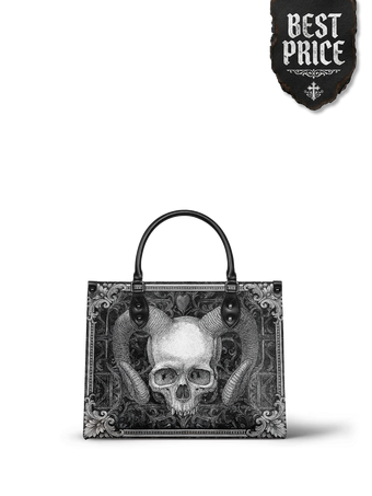"Grimcrown" - Black Interior - Leather Handbag