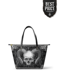 "Grimcrown" Leather Tote Bag