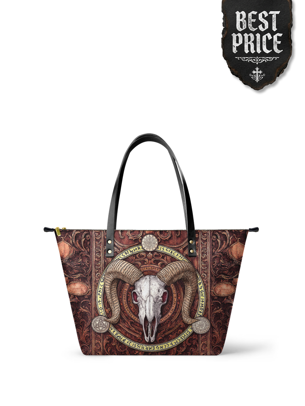 "Hexram" Leather Tote Bag