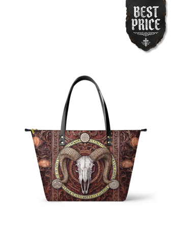 "Hexram" Leather Tote Bag