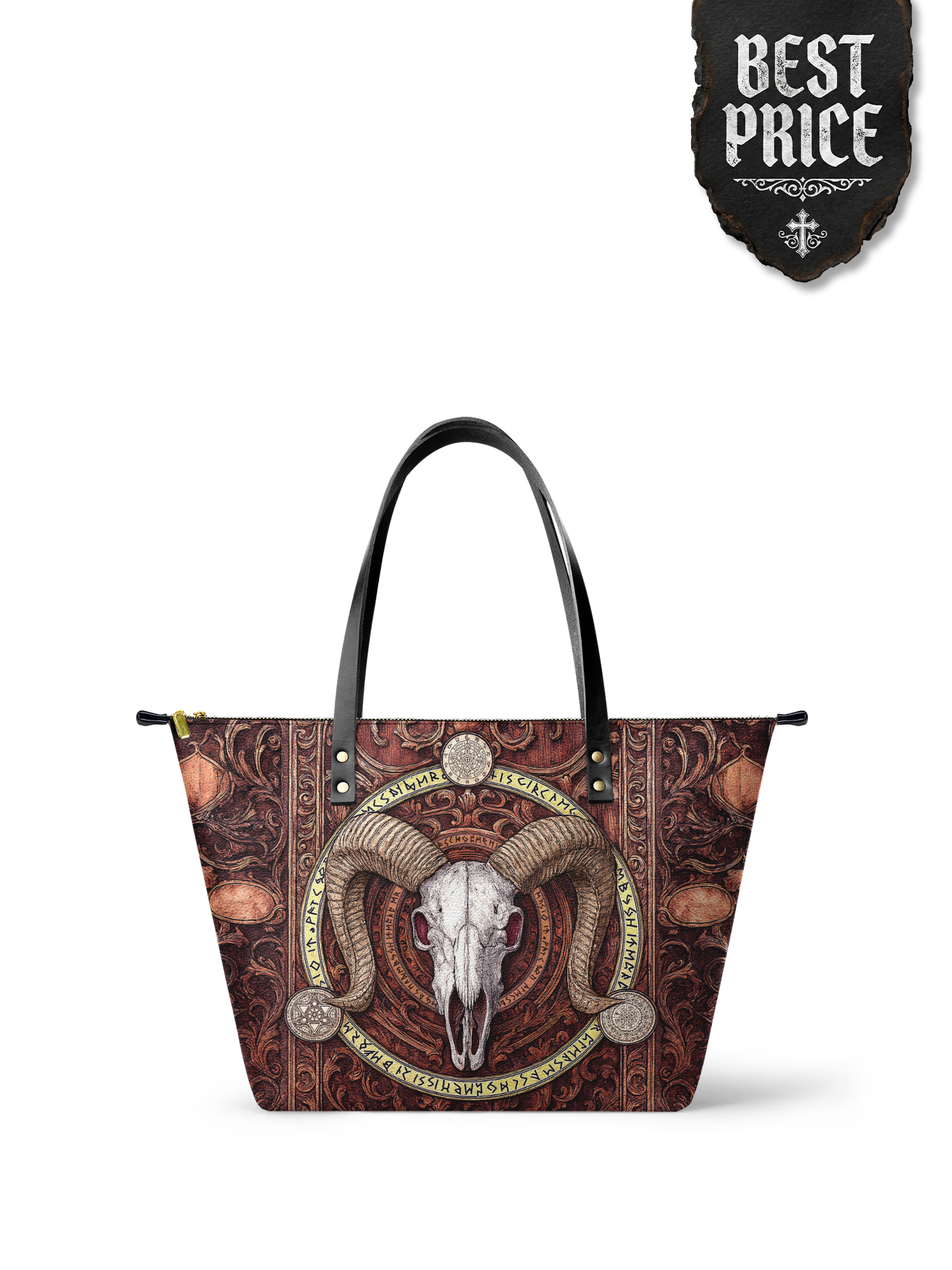 "Hexram" Leather Tote Bag
