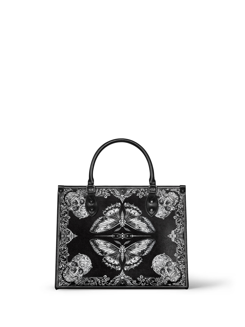 "Mothwing" - Black Interior - Leather Handbag