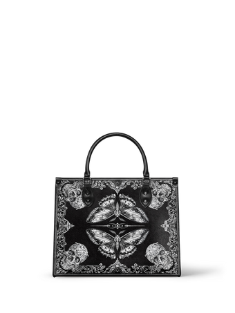 "Mothwing" - Black Interior - Leather Handbag
