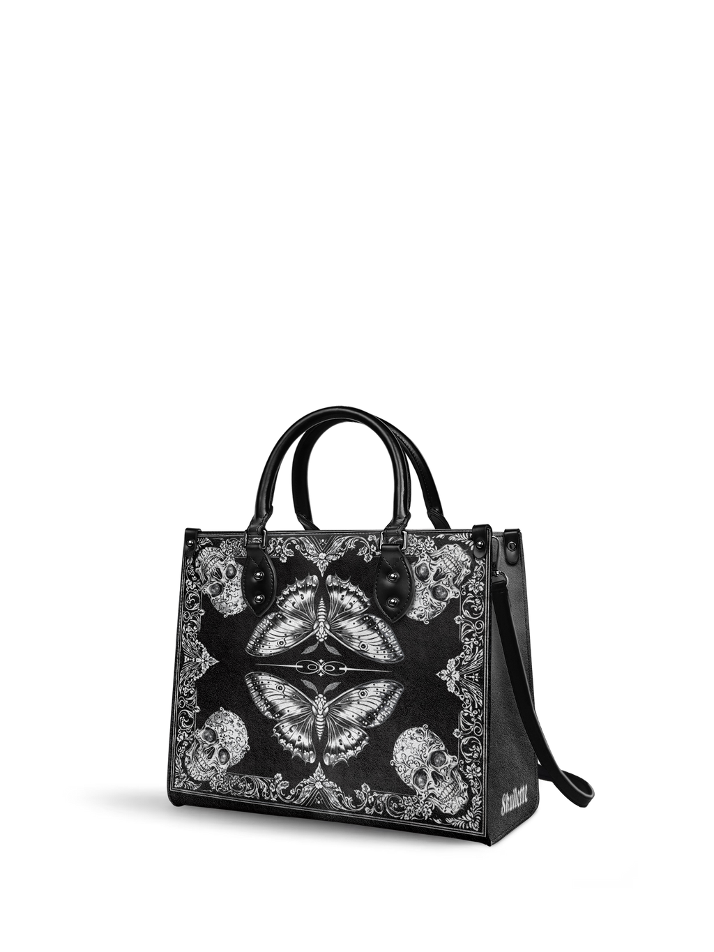 "Mothwing" - Black Interior - Leather Handbag