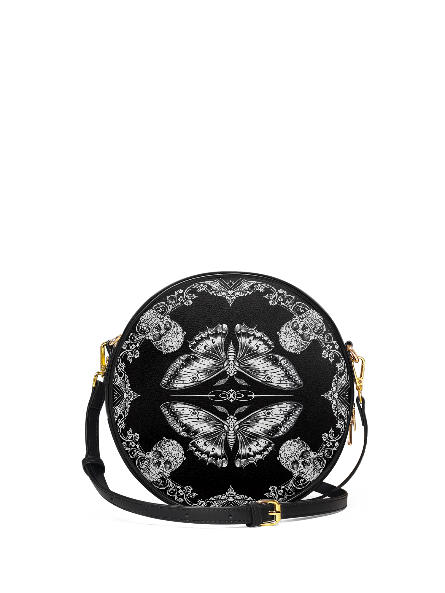 "Mothwing" Circle Crossbody Bag
