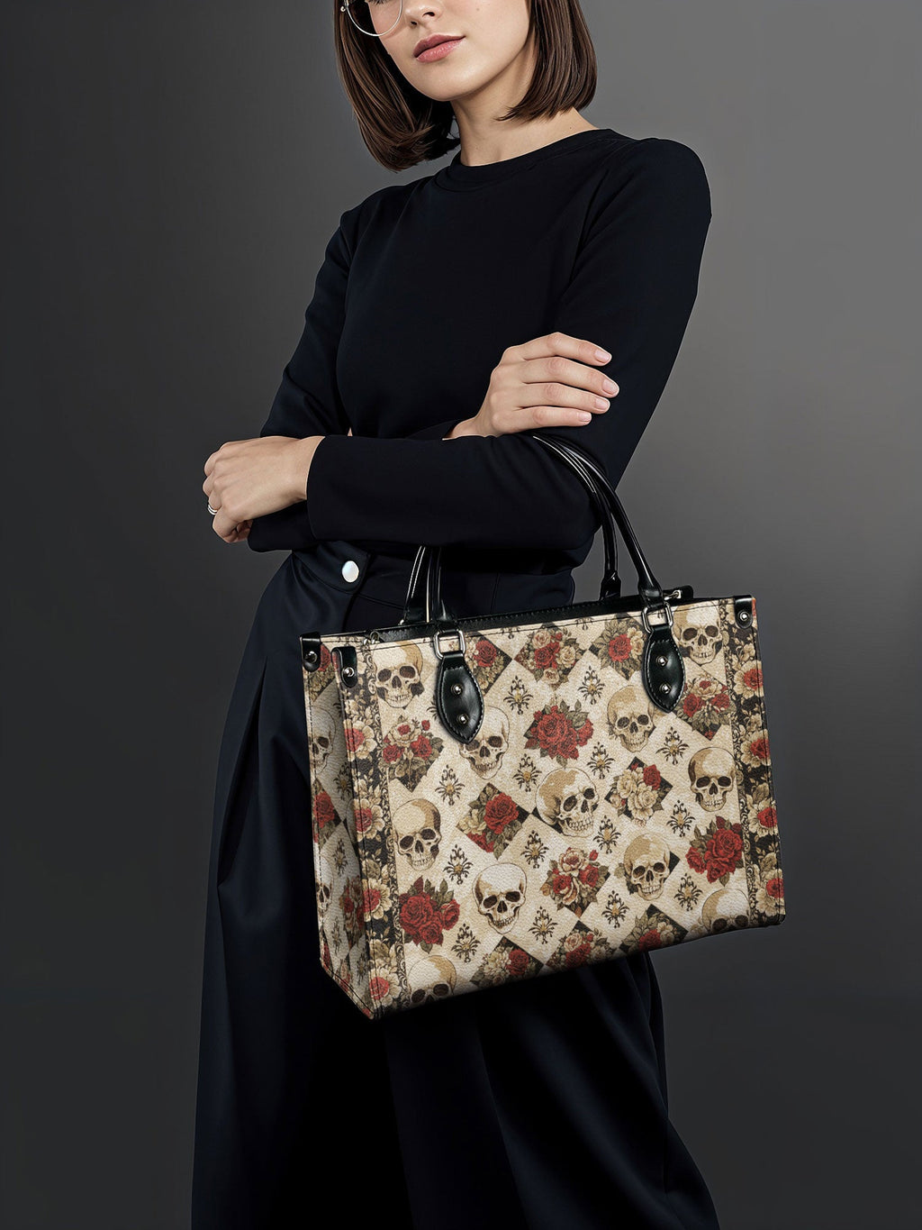 "Mournaire" - Black Interior - Leather Handbag