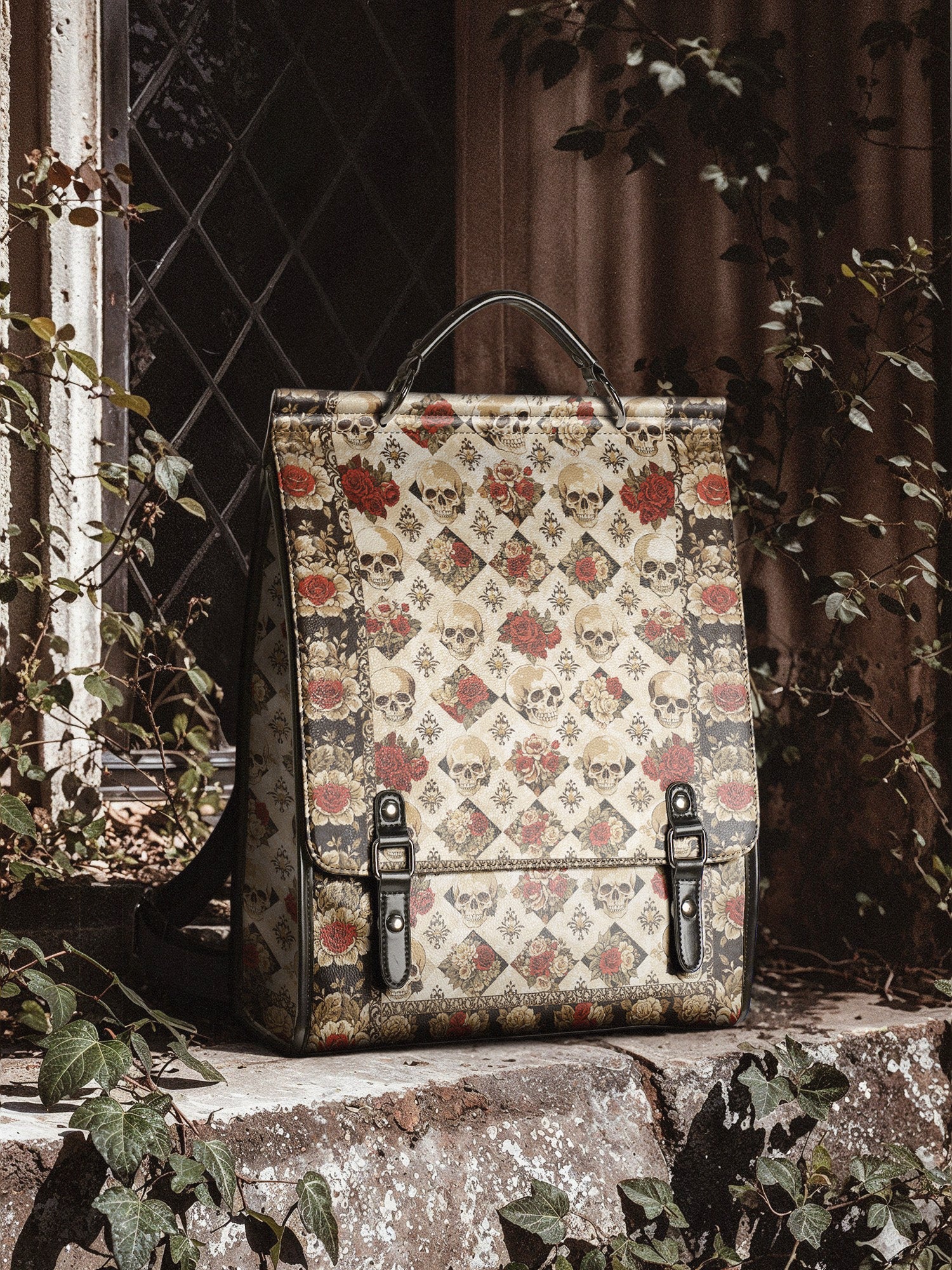 "Mournaire" Leather Backpack