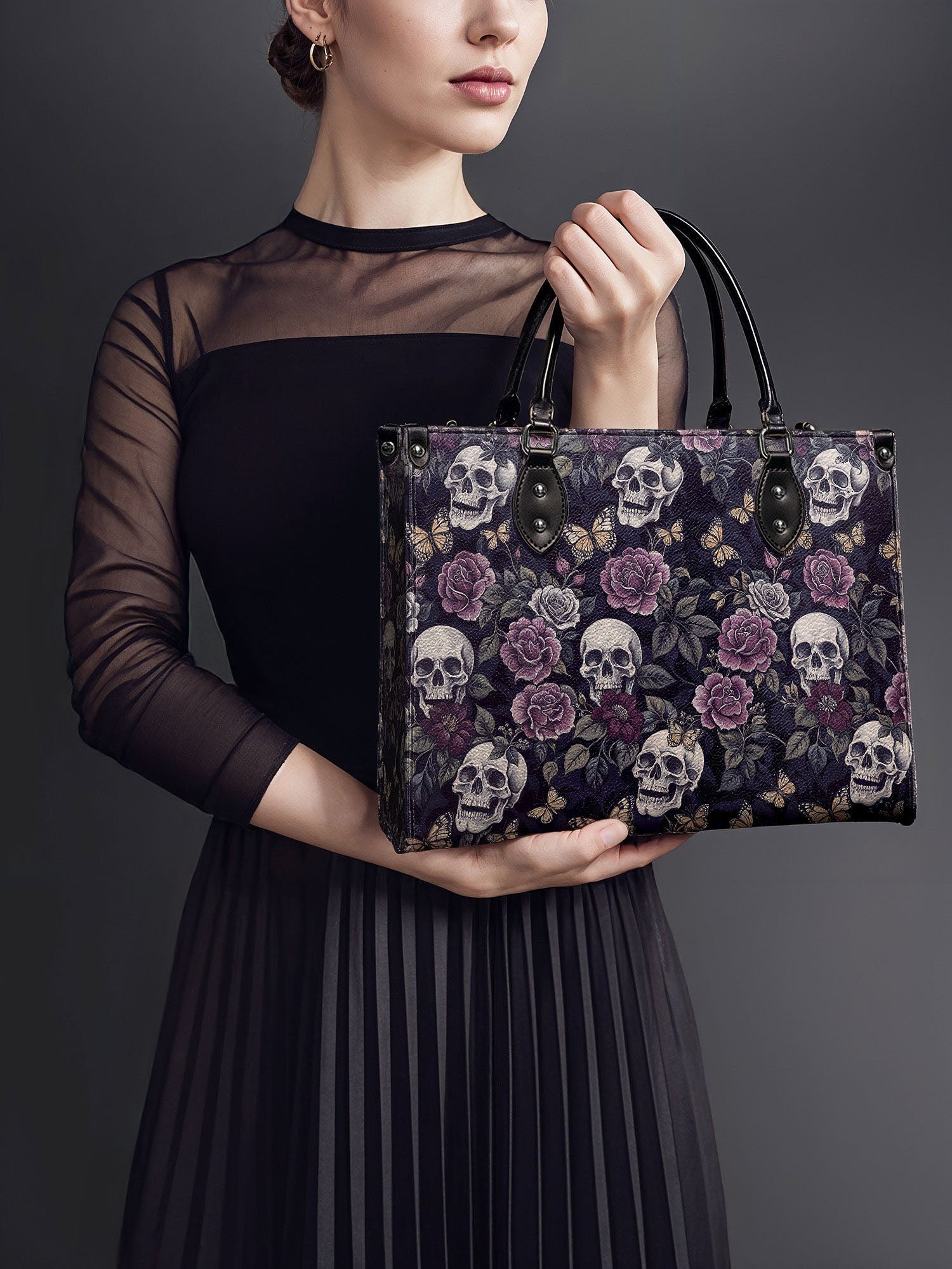 "Noctaflora" The Day-to-Night Skull Set