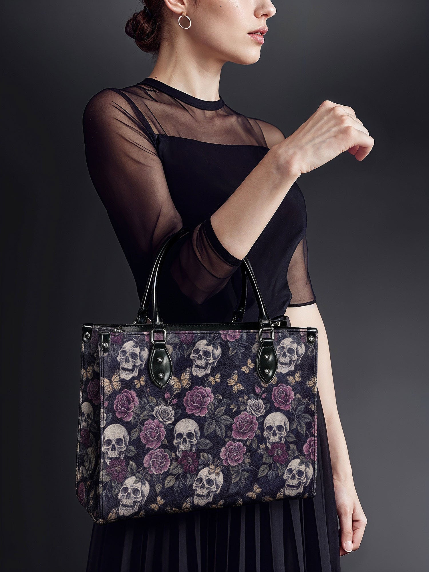 "Noctaflora" The Day-to-Night Skull Set