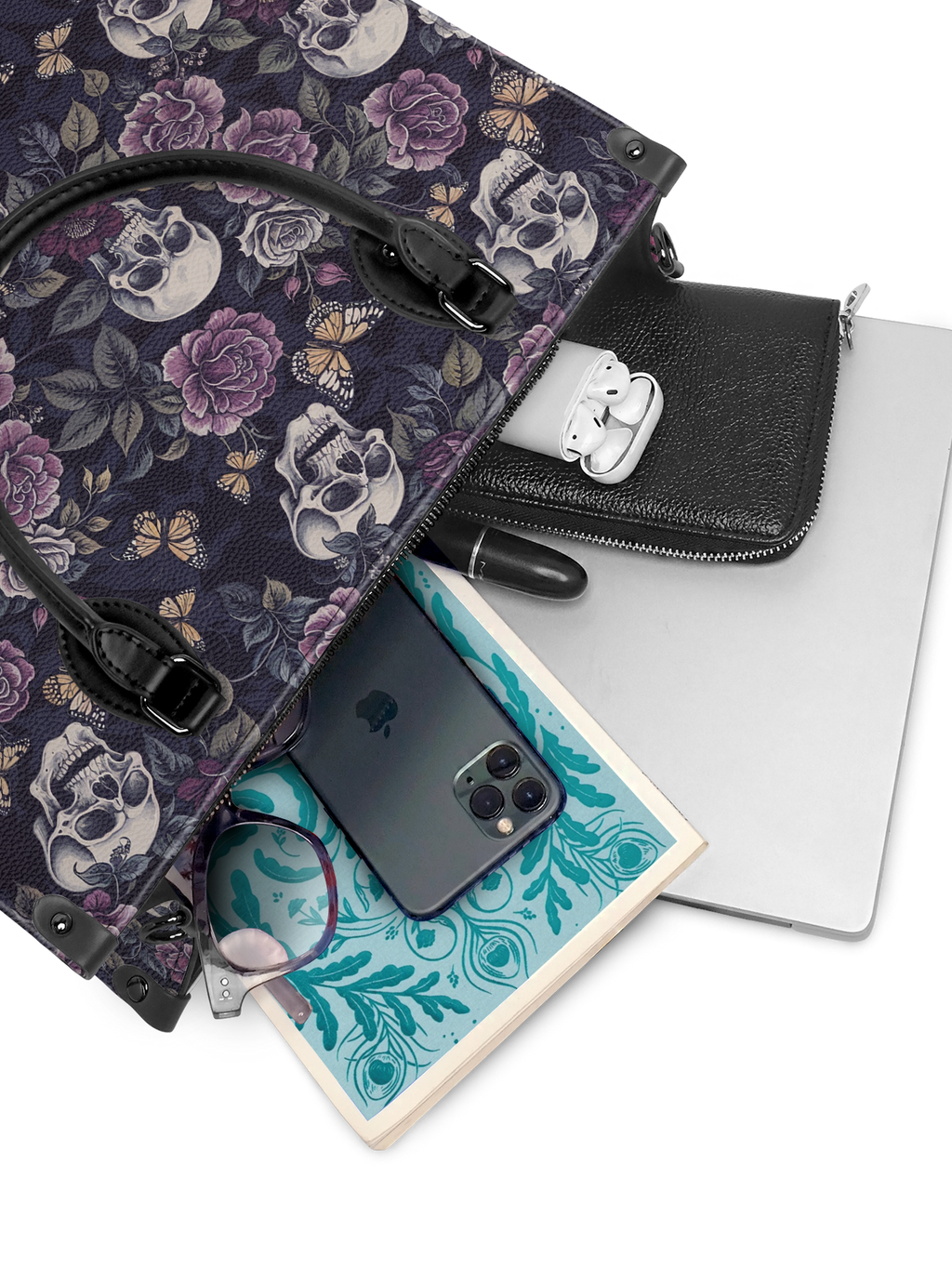 "Noctaflora" The Day-to-Night Skull Set