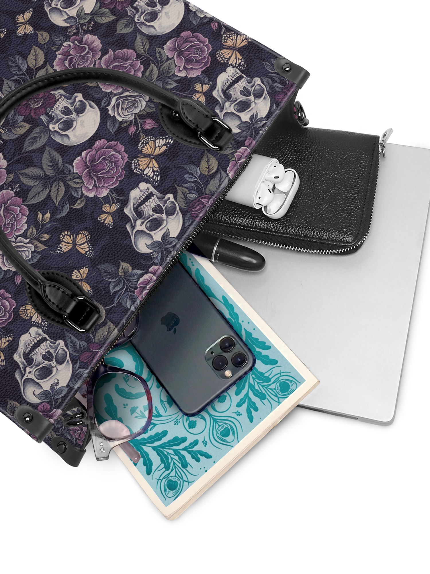 "Noctaflora" The Day-to-Night Skull Set
