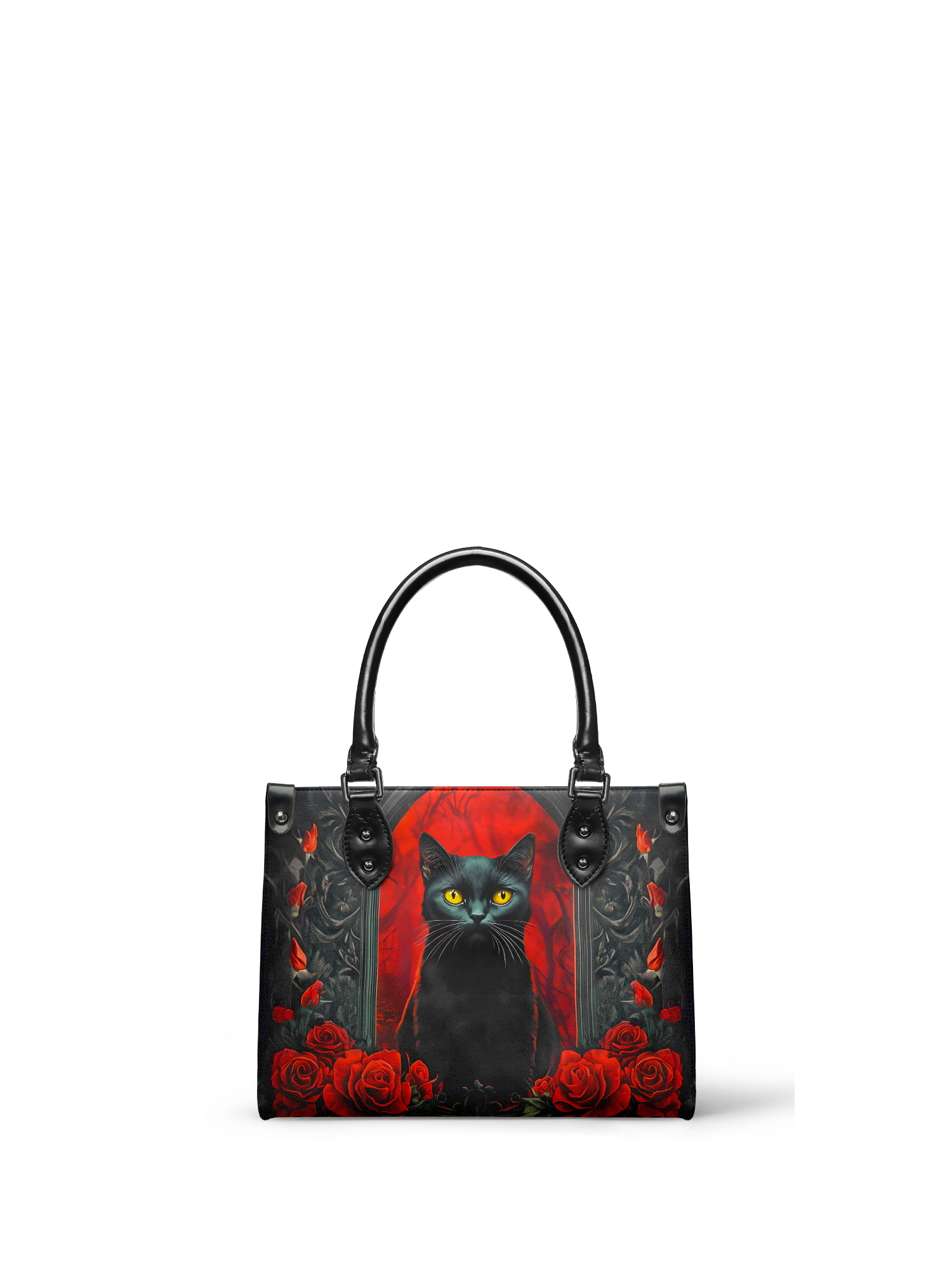 "Nyxrose" - Black Interior - Small Leather Handbag